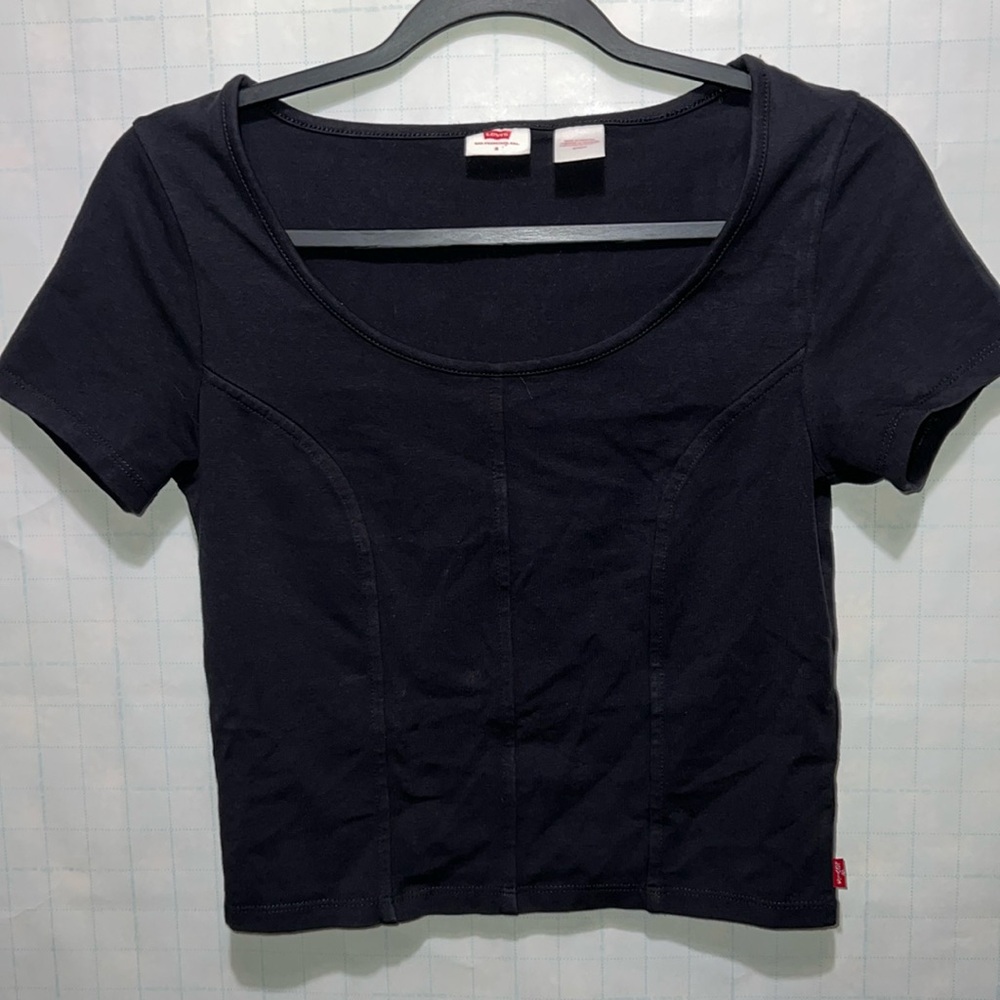 Short sleeve corset top